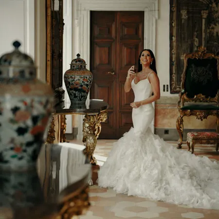Foto sposa luxury Wedding Lago di Como Villa Balbiano
